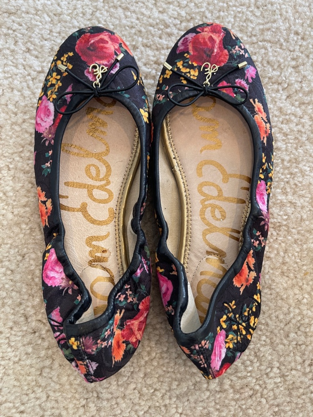 Sam Edelman Floral Ballet Flats size 8 - Picture 3 of 6
